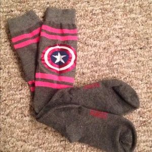 🔵Captain America Long Socks